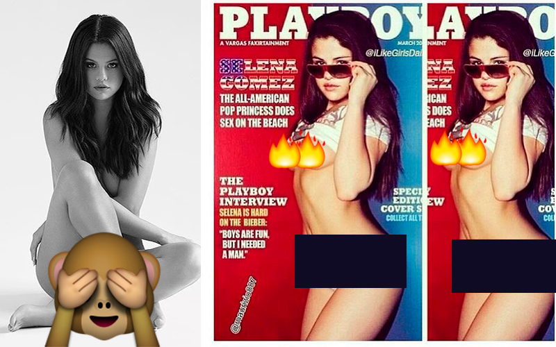 Selena Gomez In The Playboy Magazine. 